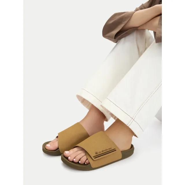 Klapki Quiksilver EO-POCHI SUEDE CQ10164BT Beżowy