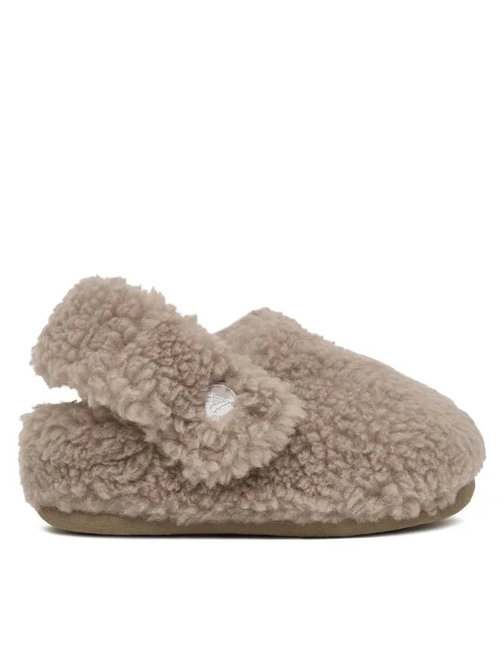 Kapcie Crocs Toddler Classic Cozzzy Slipper 210857 Beżowy