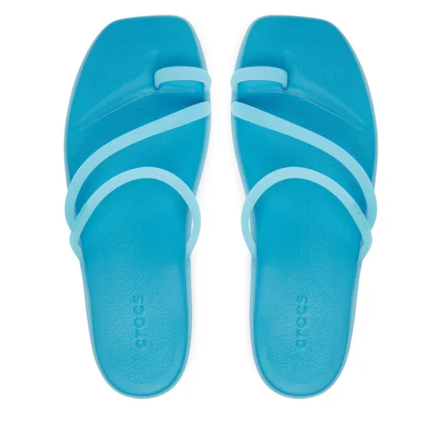 Japonki Crocs Miami Frosted Toe Loop 211253 Niebieski