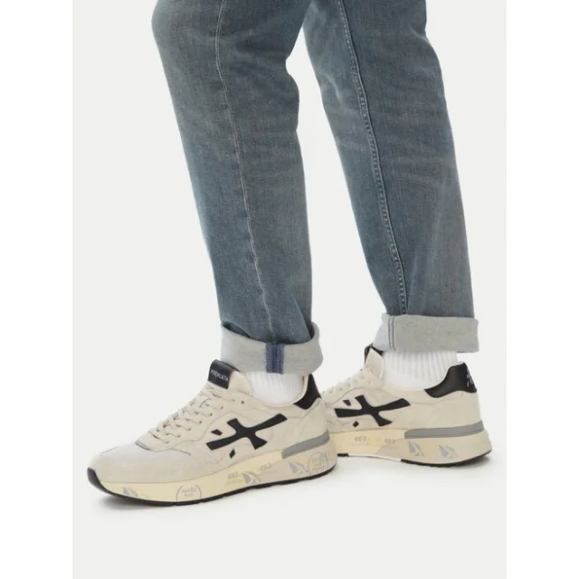 Sneakersy Premiata Mick0.1 Var 8236 Szary jasny