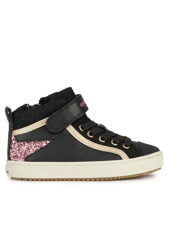Sneakersy Geox J Kalispera Girl J944GM 054GN C9231 D Czarny