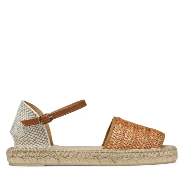 Espadryle Geox D Lampedusa D55V0B 02MLM C5FH6 Brązowy
