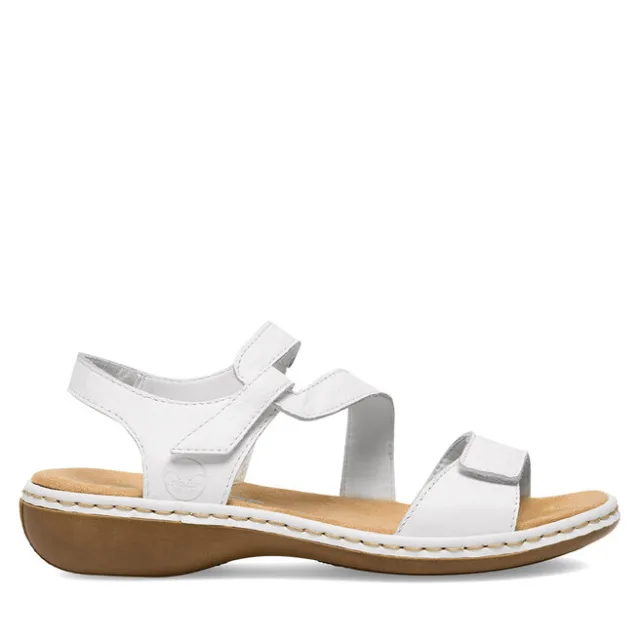 Sandały Rieker 659C7-80 Biały