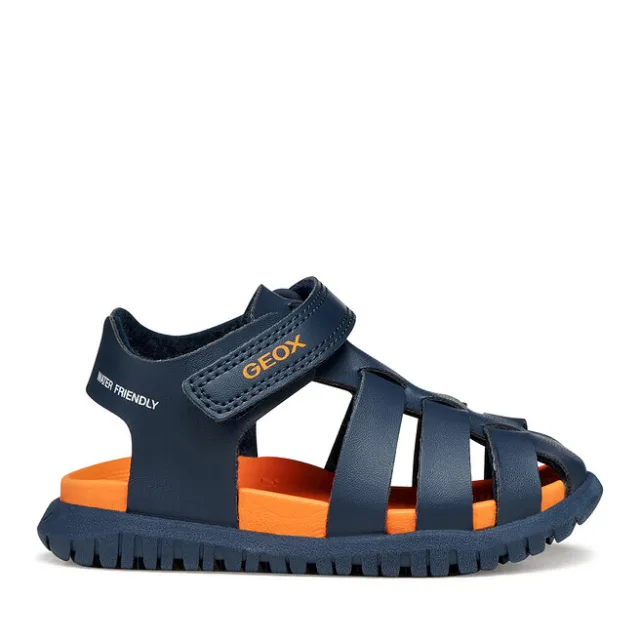 Sandały Geox B Sandal Fusbetto Bo B556AA 000BC C0820 Granatowy