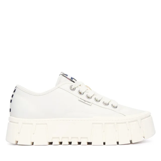 Sneakersy Tommy Jeans Tj Platform Sneaker Zebra EN0EN03070 Biały