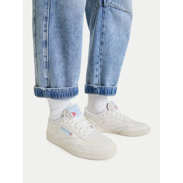 Sneakersy Reebok EO-CLUB C 85 VINTAGE 100007798 Kremowy
