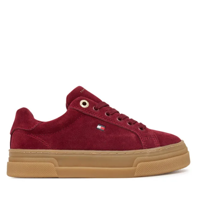 Sneakersy Tommy Hilfiger Jade T3A9-35098-1429 M Bordowy