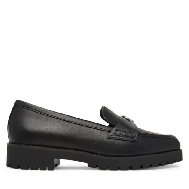 Loafersy MICHAEL Michael Kors Jaelyn Lug 40T6JLFP1L Czarny