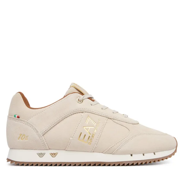 Sneakersy EA7 Emporio Armani 7X000648 AF17465 MZ567 Beżowy