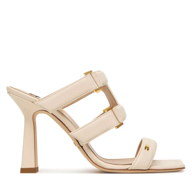 Klapki Elisabetta Franchi SA-44L-62E2-V620 Kremowy