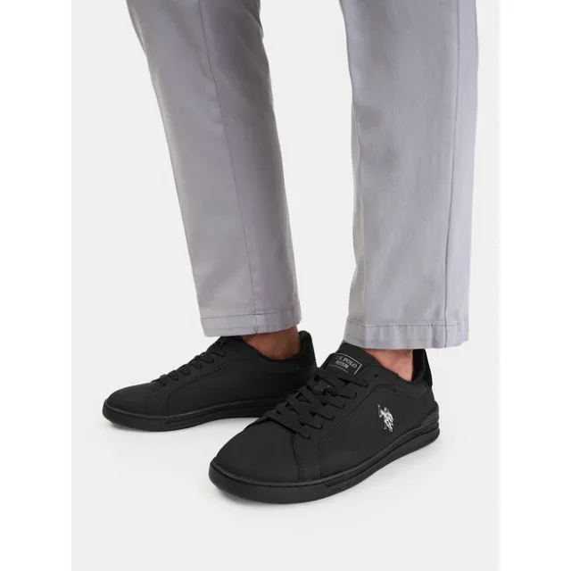 Sneakersy U.S. Polo Assn. EO-SANDRO001M/GY1 Czarny