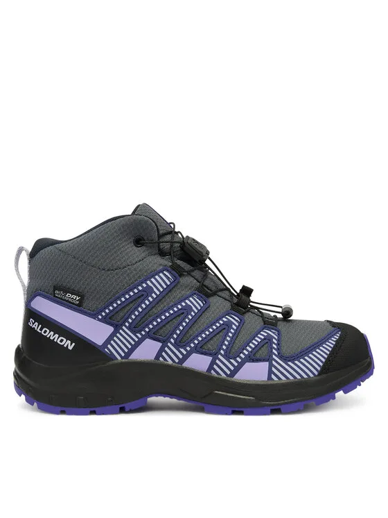 Trekkingi Salomon Xa Pro V8 Mid Waterproof L47857300 Szary