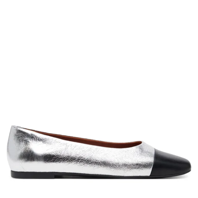 Baleriny Vagabond Shoemakers Jolin 5508-619-72 Srebrny