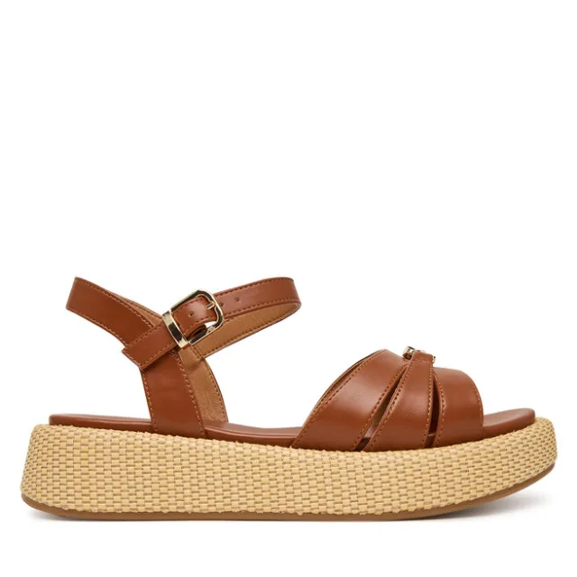 Sandały Tommy Hilfiger T3A2-34293-0326 Brązowy