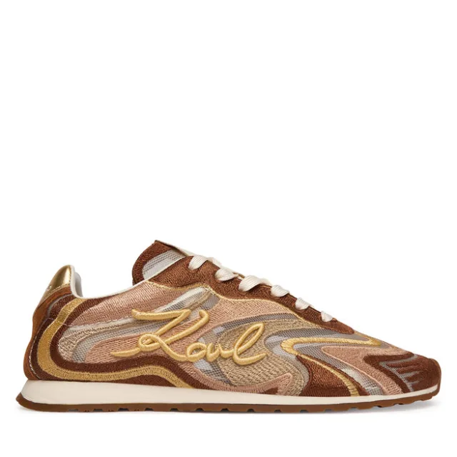 Sneakersy KARL LAGERFELD KL65925 Beżowy
