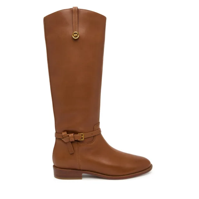 Oficerki MICHAEL Michael Kors Beverly Flat 40F6BVFB5L Brązowy