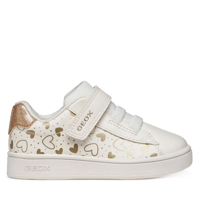Sneakersy Geox B Eclyper Girl B455MA 0BCKC C1R2L Biały
