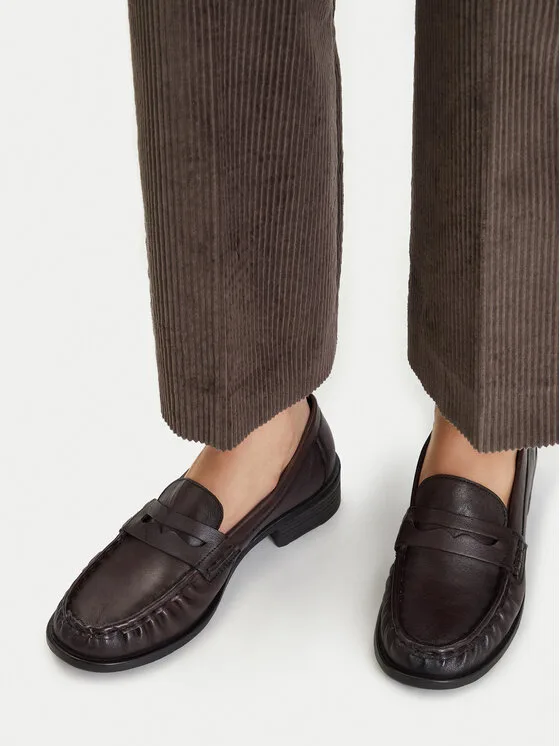 Lasocki Mokasyny CEO-WI45-VR-11800-2 Brązowy ciemny