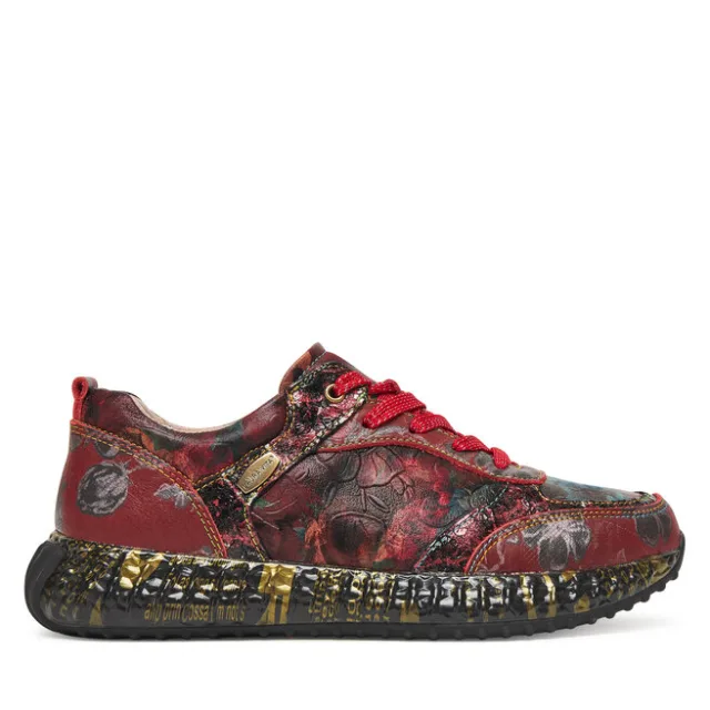 Sneakersy Laura Vita Burton 36 Bordowy