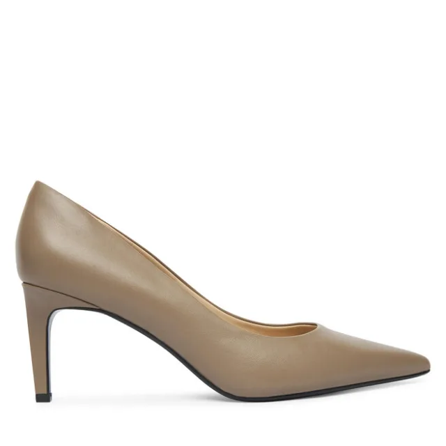 Szpilki Calvin Klein Ess Stiletto 70 HW0HW02607 Beżowy