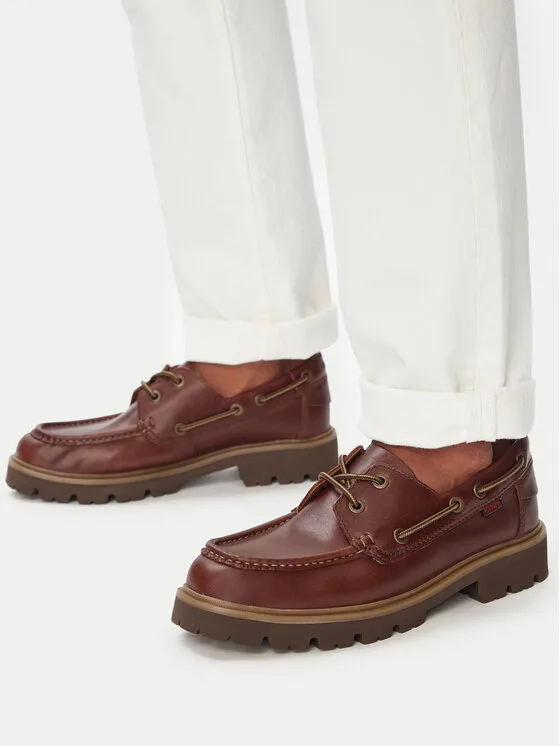 Loafersy Clarks Cleyhill Boat 26186176 Brązowy