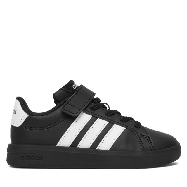 Sneakersy adidas Grand Court 3.0 El C KJ4369 Czarny