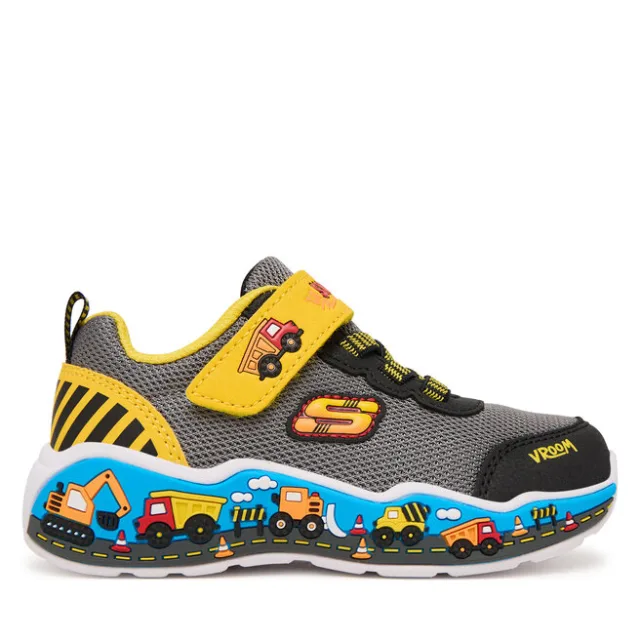 Sneakersy Skechers Play Scene 407312N/BKYL Szary