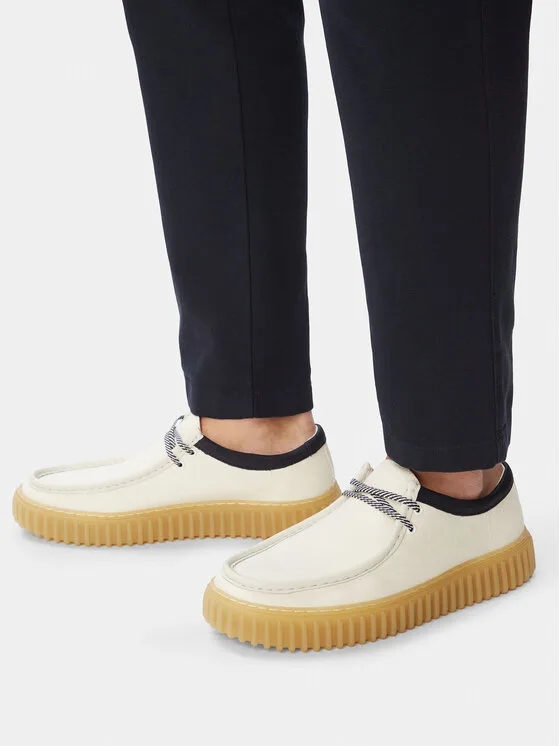 Półbuty Clarks Torhill Lo 26187380 Biały
