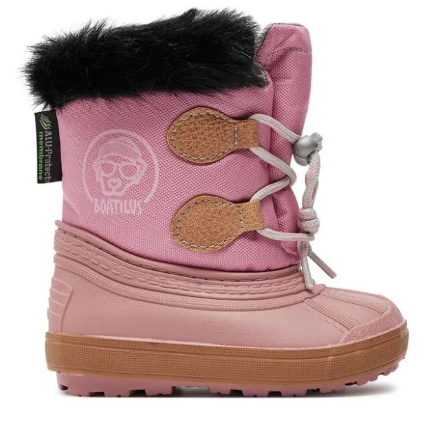 Śniegowce Boatilus Nippy 02 Sint. Leather Boot NN02 VAR.42MR Różowy