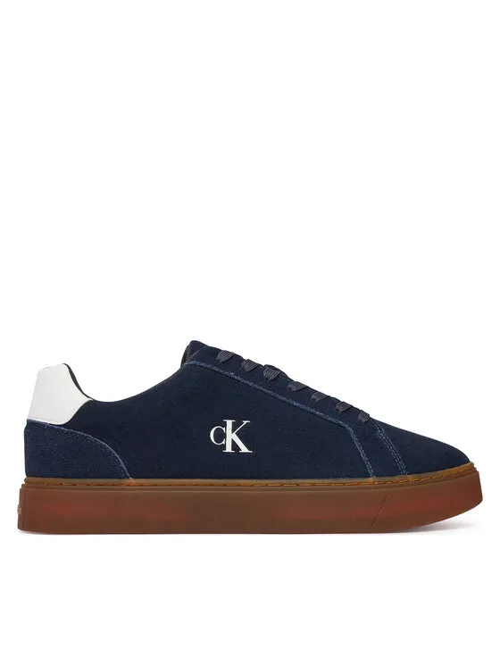 Calvin Klein Sneakersy Classic Cupsole Laceup Su YM0YM01434 Granatowy