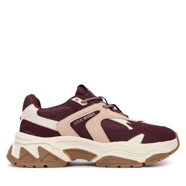 Sneakersy Steve Madden Ample  11004898 Bordowy