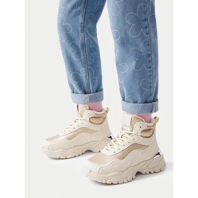 Sneakersy DeeZee CEO-TS5227K-12 Kremowy