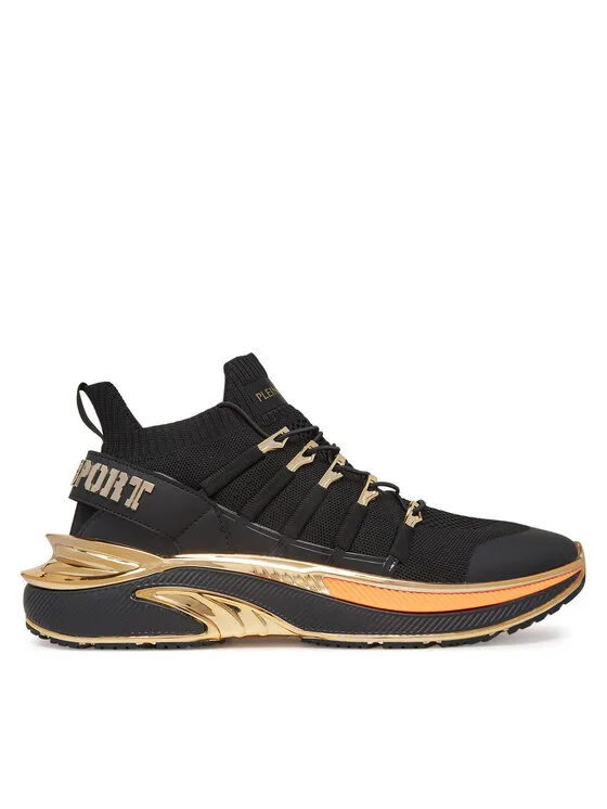Sneakersy Plein Sport Runner Chrome Surfer PADS USC0579 STE003N Czarny