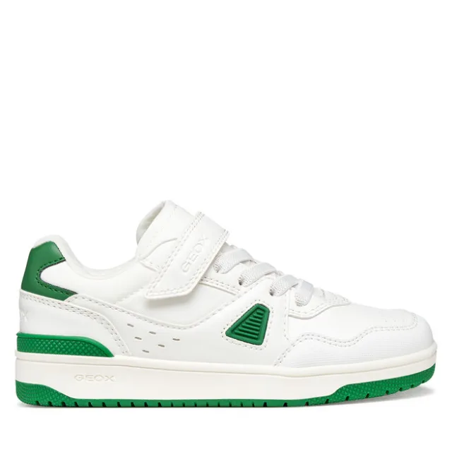 Sneakersy Geox J Washiba Boy J65LQA 054FU C0547 S Biały