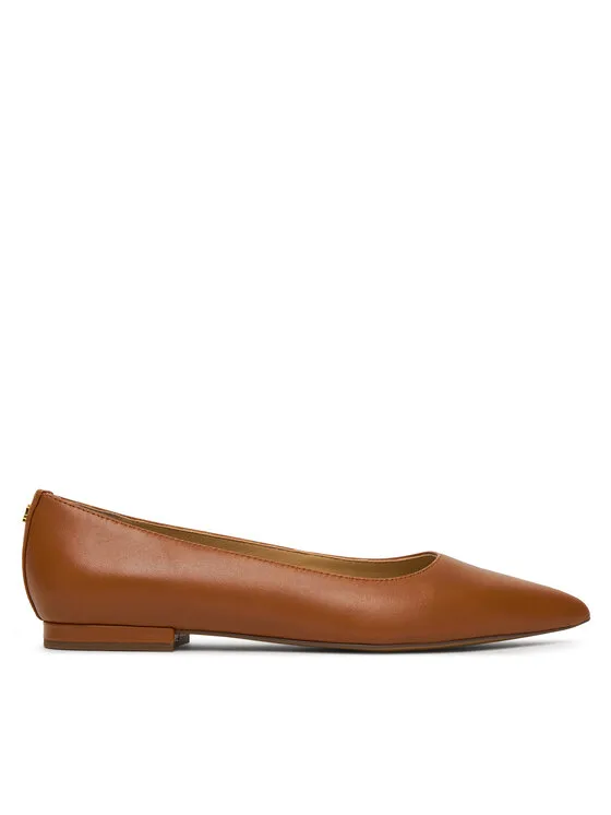 Baleriny LAUREN RALPH LAUREN Londyn 802P09039002 Brązowy