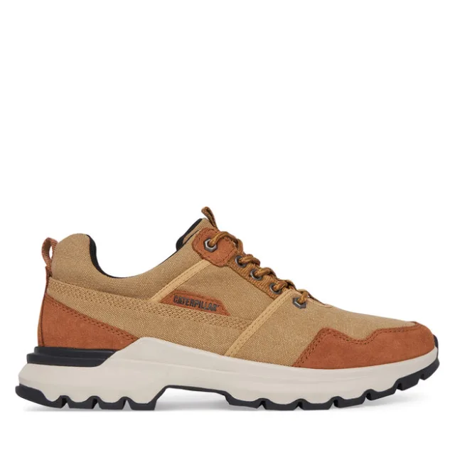 Sneakersy CAT Footwear Lo Canvas P726177 Beżowy ciemny