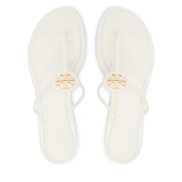 Japonki Tory Burch Mini Miller Jelly 166808 Biały