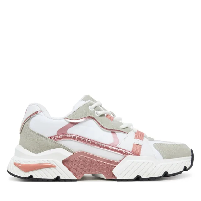 Sneakersy Guess FLJCAR ELE12 Biały