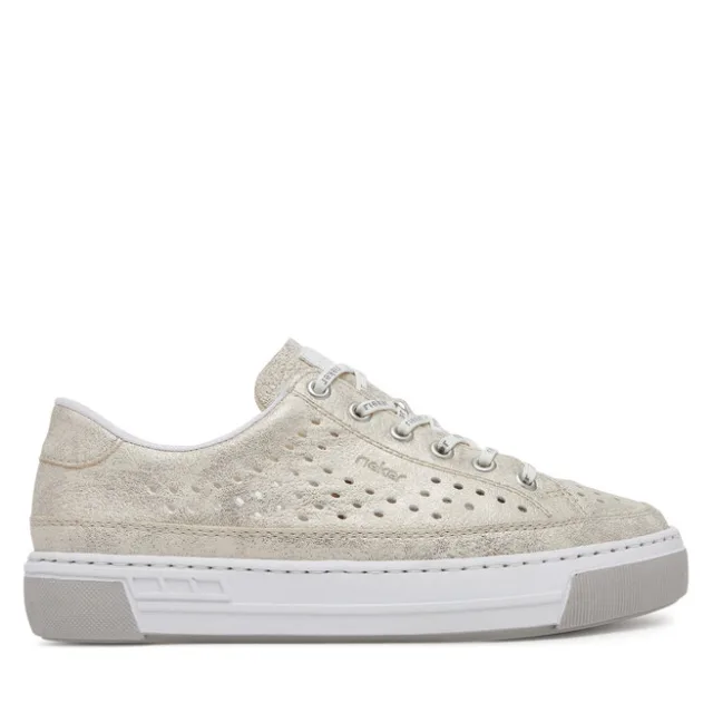 Sneakersy Rieker CEO-L8849-60 Złoty