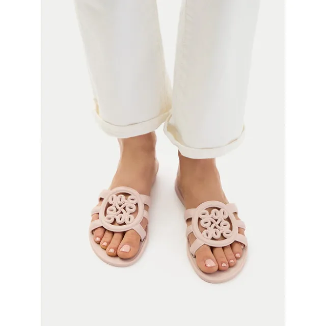 Klapki Nine West CEO-CT1120 Kremowy