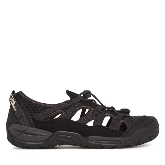 Sandały Jack Wolfskin Levente Sandal A64080 S Czarny