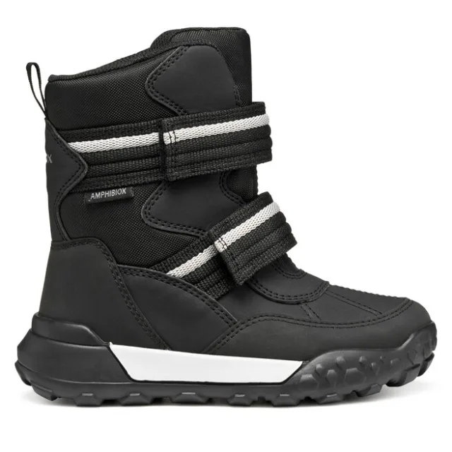 Śniegowce Geox J Trekkyup B Abx J56MBB 050FU C9999 M Czarny