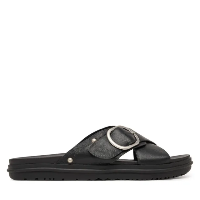 Klapki EMU Australia Ebony W13247 Czarny