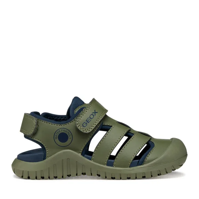 Sandały Geox J S. Fusbetto Pro Bo J650JA 0CE15 CF3F4 D Zielony