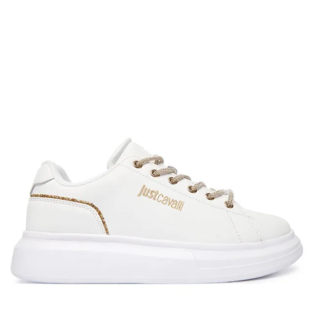 Sneakersy Just Cavalli 79RA3SB1 ZPB59 Biały
