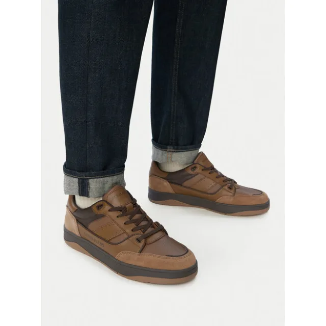 Sneakersy Guess Jeans EO-TEKSAS-02 126AM Brązowy jasny