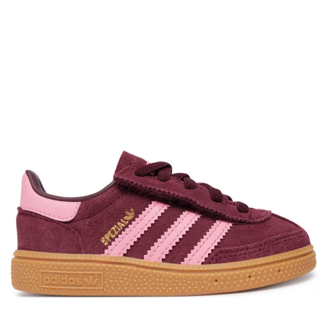 Sneakersy adidas Handball Spezial Comfort Closure Elastic Lace KK5037 Bordowy