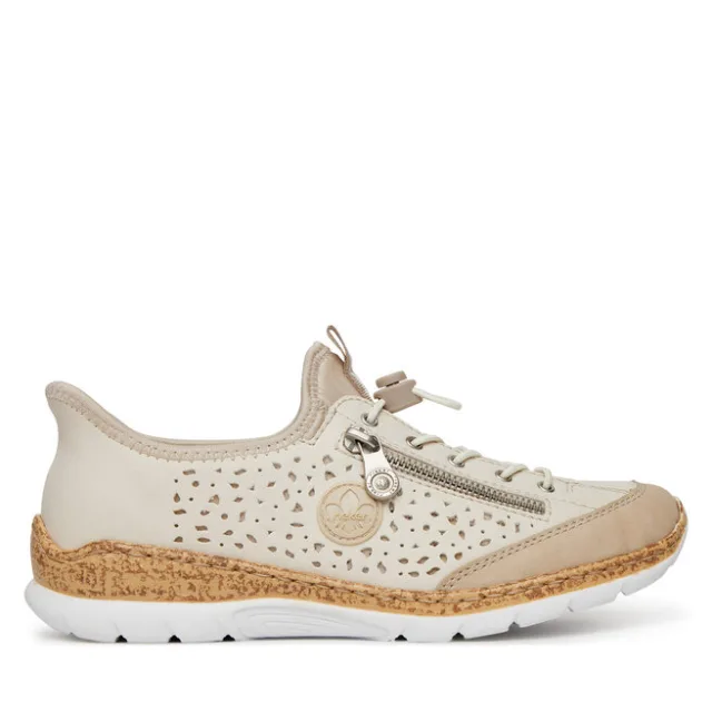 Sneakersy Rieker CEO-N42V3-60 Beżowy