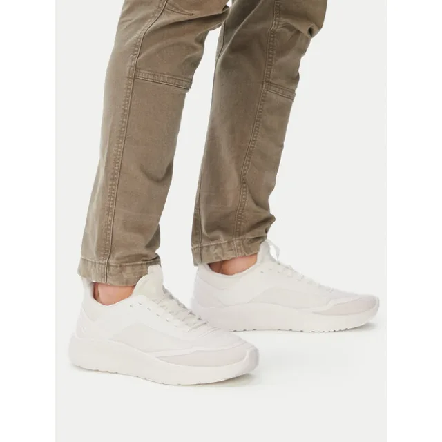 Sneakersy Calvin Klein Light Eva Run Lace Sock Mm HM0HM02164 Biały