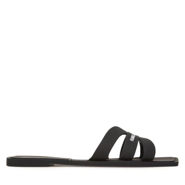 Klapki KARL LAGERFELD Jelly IV KL80025 Czarny